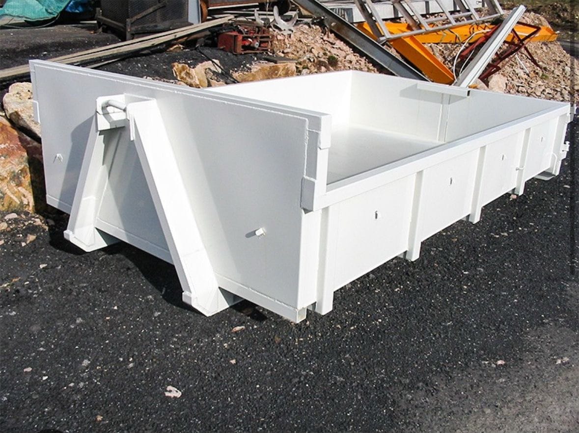 Bennes à gravats et déchets de construction